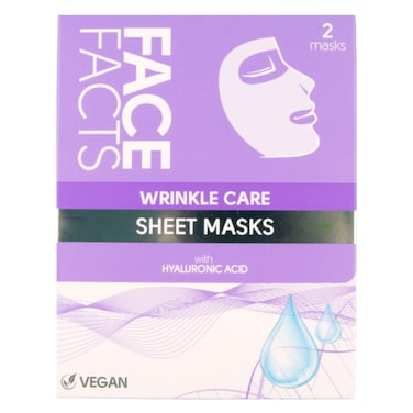 Face Facts Wrinkle Care Sheet Mask 2 Pieces