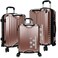 VIPTOUR Trolley Luggage Set of 3 PCS TPC Hard Side Spinner Wheels with TSA Lock With Cup Holder