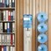 Water Bottle Bucket Storage Holder Hanger Stand 4line, Heavy Duty Chrome Water Bottle Cabby Rack