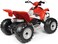 Peg Perego Polaris Outlaw 330W Ride On Toy Bike/Stylish Rechargeable Battery Operated Motorcylcle For Kids / Toddlers / Boys With LED Lights And Realistic Sounds, Suitable From 3 Years And Above-Red