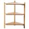 Generic Bamboo Corner Shelf Brown 60X34cm