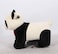 Lovely Baby D8050 Panda Powered Riding Toy, Black/White