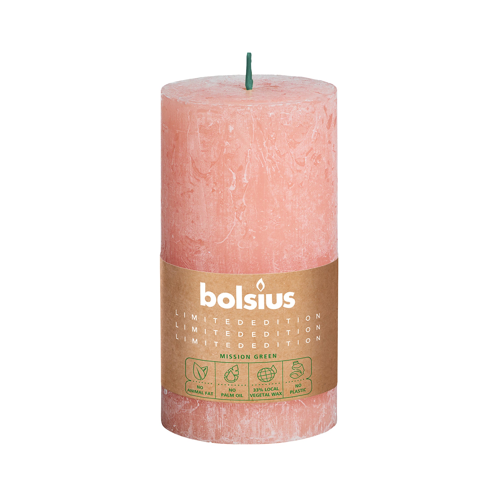 Bolsius Rustic Candles, Earth - 130/68mm