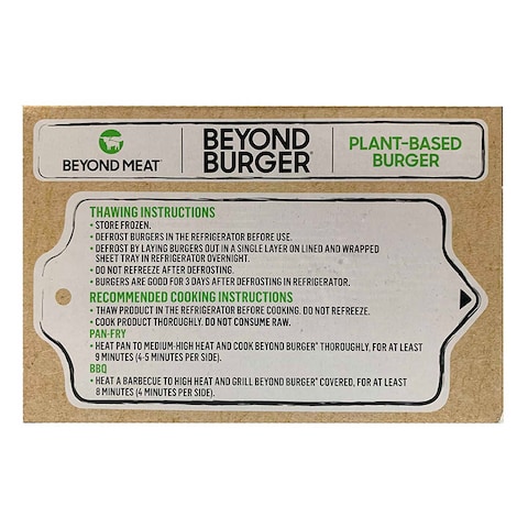 Beyond Meat Plant-Based 10 Burger 1.130kg