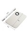 Makeup Palette Clear Acrylic Nail Stamping Plates Polish Gel Mixing Spatula Foundation Eyeshadow Stainless Steel Rod Manicure Silver