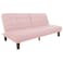 In House Maria 2 In 1 Sofabed Velvet Upholstered - Light Pink