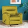 In House Velvet Rocking &amp; Rotating Recliner Chair - Gold - AB01