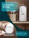 Gevi One-Touch Button Electric Coffee Grinder Coffee Bean Grinder for Coffee Espresso Latte Mochas, Noiseless Operation- White