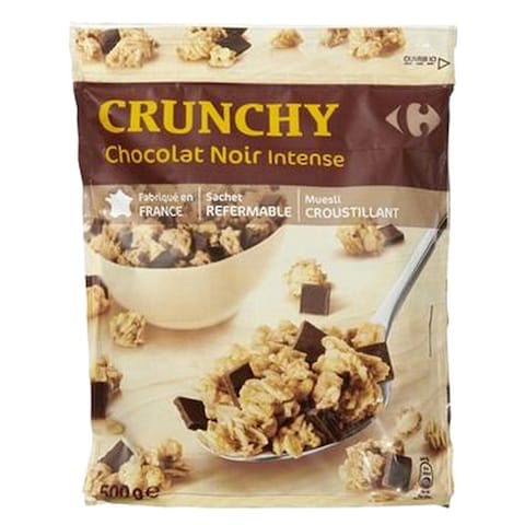 Carrefour Crunchy Dark Chocolate Muesli 500g