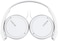 Sony Mdr-Zx110Ap Wired On-Ear Headphones With Tangle Free Cable, 3.5Mm Jack, Headset With Mic For Phone Calls, White