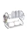 Almufarrej 2-Shelf Dish Storage Rack, Silver, 45X11.5X26cm