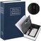 Rubik Book Safe With Combination Lock, Home Dictionary Diversion Hidden Secret Metal Safe Box For Money Jewelry Passport 24 x 15.5 x 5.5cm - Navy Blue Medium