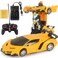 RC Cars Charging Remote Control DeCompatible withmation Car One-Button DeCompatible withmation Remote Control Car DeCompatible withmation Robot Remote Control (921, Yellow)