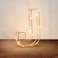 Golden Letter J Glowing with LED Lights 25cm
