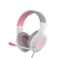 Meetion Stereo Gaming Headset White Pink Lightweight Backlit HP021