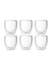 Generic 6-Piece Double Walled Glass Set 80ml Clear