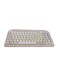 Dual Tec Wirless Bluetooth Keyboard 32.6 x 16 x 3.3 cm ( White Color)
