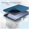 Case For Samsung Galaxy Tab A9+ / A9 Plus 11-Inch 2023, Soft TPU Tri-Fold Stand Protective Tablet Cover, Auto Wake/Sleep Blue