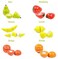 Wooden Kitchen Toys Cutting Fruits Vegetables Colorful Pretend Play Baby Puzzle Toys Children Early Educational Magic Stickers