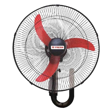 مروحة حائط فريش شبح - 3 سرعات - 18 بوصة - أسود
