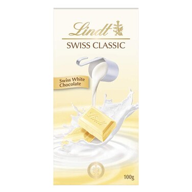 LINDT SWISS CLASSIC WHITE 100G