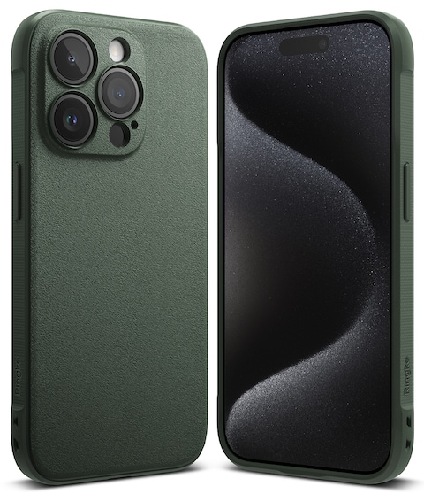 Ringke iPhone 15 Pro Max Case Cover, Onyx Series, Dark Green