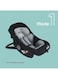 Moon Bibo Baby Carrier Car Seat With Full Body Support Soft Cushion 0M+ - Black