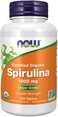 Now Foods Certified Organic, Spirulina, 1000 Mg, 120 Tablets