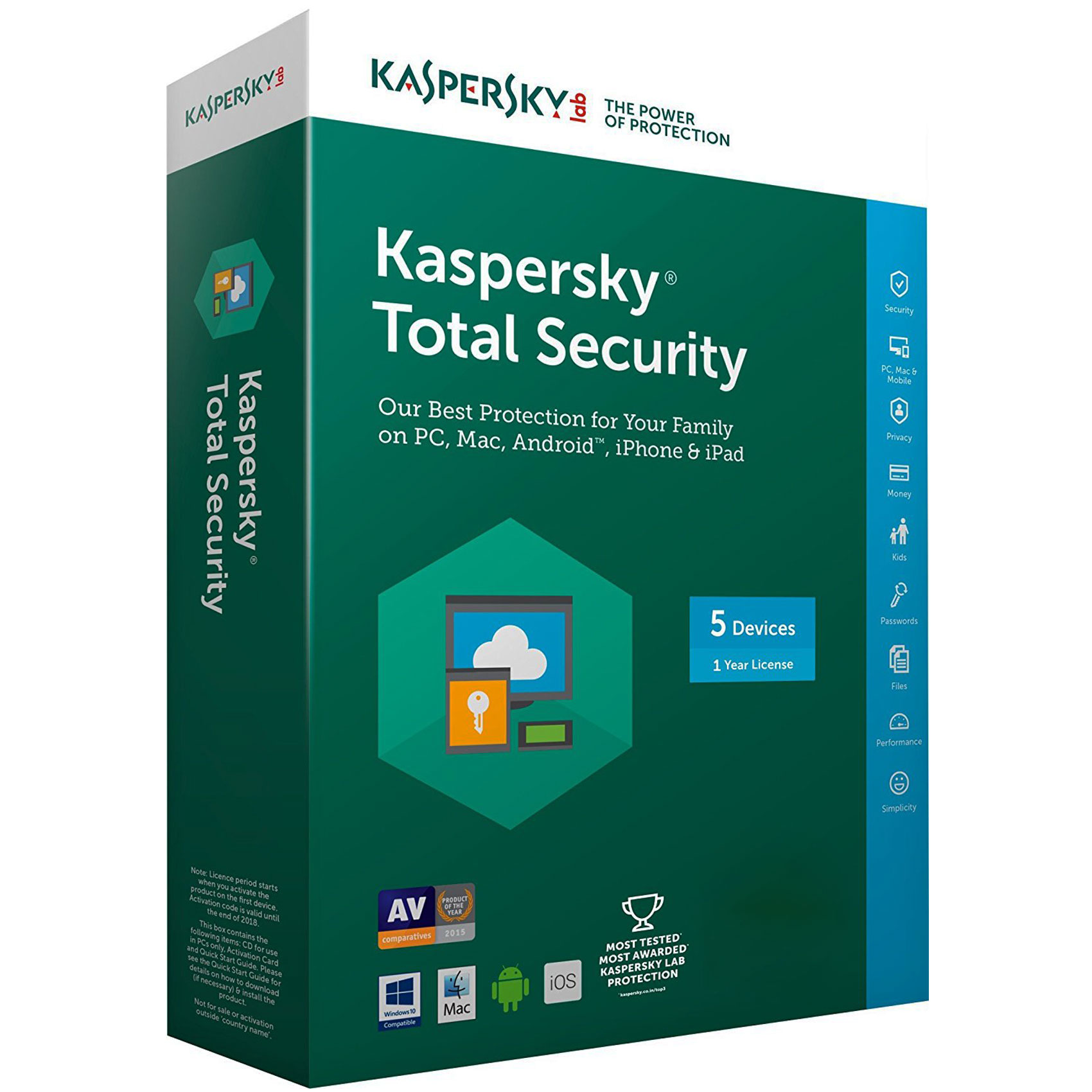 Kaspersky Total Security Multi Device- 5 User