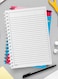 Lowha Spiral Notebook With 60 Sheets And Hard Paper Covers With Exercise Book Seamless Design, For Jotting Notes And Reminders, For Work, University, School