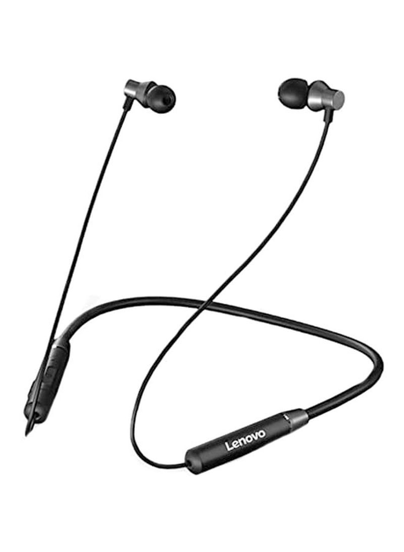 80 mAh HE05 In Ear Neckband Bluetooth Headset Black