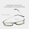 Xiaomi HMJ01TS Protective Computer Eye Glasses Anti Blue Ray 40% Blue Light Blocking Rate Gold-Plastic Hybrid Frame TR90 Stainless Steel PC Lens Silicone Nose Pad - Black