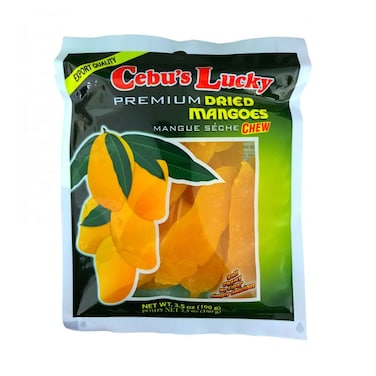 Cebu&#39;s Lucky Premium Dried Mangoes Chew 100gr