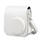 O Ozone Case For Fujifilm Instax Mini 11 Case Pu Leather Instant Camera Cover With Adjustable Strap [ Designed Cover For Fujifilm Instax Mini 11 Instant Camera Bag ] - White