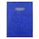 Grandluxe Hard Cover Manuscript Notebook 100 Sheets Blue 9x7inch