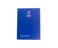 SINGLE LINE HARD COVER NOTE BOOK A5 SIZE 100 SHEET 22X16CM  BLUE
