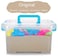 J%J 2000 Grams Magical Play Sand Toy Set With Accessories- Modeling Clay, Never Dries, Build Sandcastles (Original)
