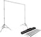 Coopic 2X2m Background Stand With 1.5X3m Black Non Woven Background Backdrop Lighting Photography Kit