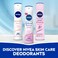 NIVEA Antiperspirant for Women Natural Radiance Spray 150ml Pack of 3