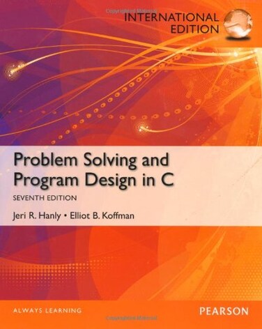 Buy Pearson Education - Problem Solving And Program Design In C Online ...