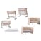 Teknum All In One, 0-4 Years Bedside Crib Cot &amp; Sofa Expansion Pack - Ivory