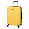 Cosmo Rover 8 Wheel Hard Luggage Trolley Yellow 60cm