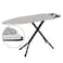 Ironing Board with Large 34 x 100'' Ironing Surface with Heat Resistant Cover And 100% Cotton Cover, 7 Adjustable Heights Ironing Board For Home Laundry Room Use