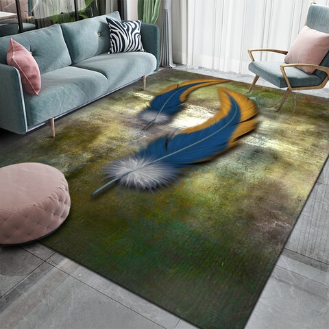 7mm 950g ultra crystal velvet 3D printed carpet 160*220