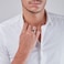 Guy Laroche Stainless Steel Ring with Carbon Fiber Sz 58 For Men, 4TN013AVB-58