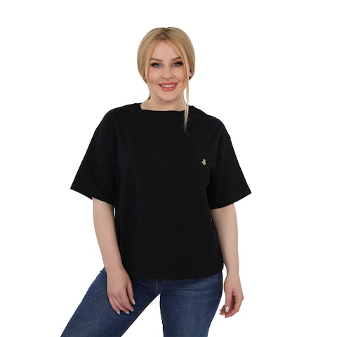 La Collection T-Shirt for Women - Small - Black
