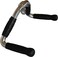 ULTIMAX Barbell Deluxe Revolving Bar, Solid Steel Tricep Press Down Bar with Rubber Handgrips &amp; Revolving Hanger, Multi-Exerciser Cable Attachment Bar