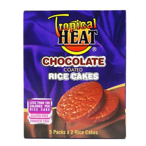 Tropical Heat Chocolate Rice Cakes 150G