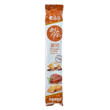 Qiaqia Barbecue Crunchy Potato Crisps 51g