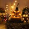 Halloween Skull with LED Lights 18x13.5cm